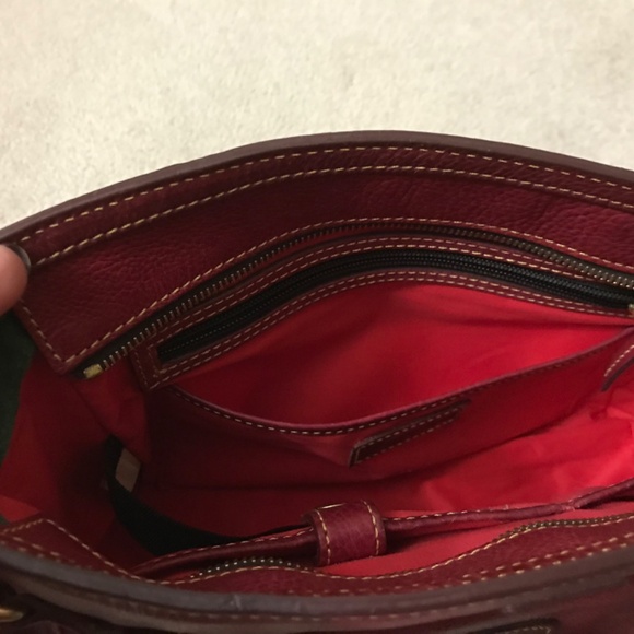 Dooney & Bourke Large Florentine Leather Front Pocket Satchel - Picture 3 of 9